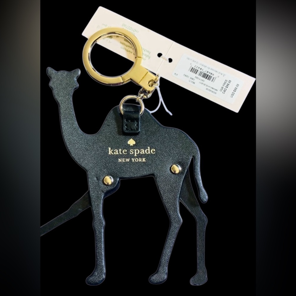 NWT Kate Spade Camel Key‎ Chain, Vibrant multi color.(pink,green) Movable legs - Picture 2 of 8